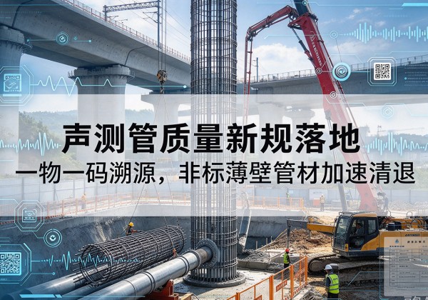 临城声测管质量新规落地，一物一码溯源，非标薄壁管材加速清退
